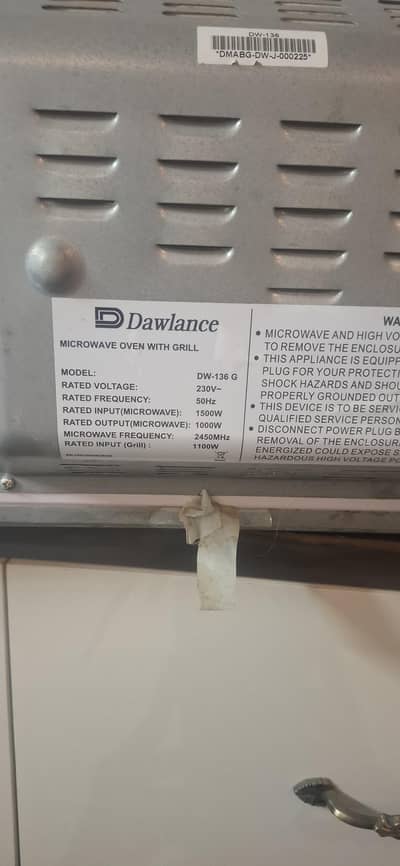 Dawlance Oven-stylish design powerfully performance