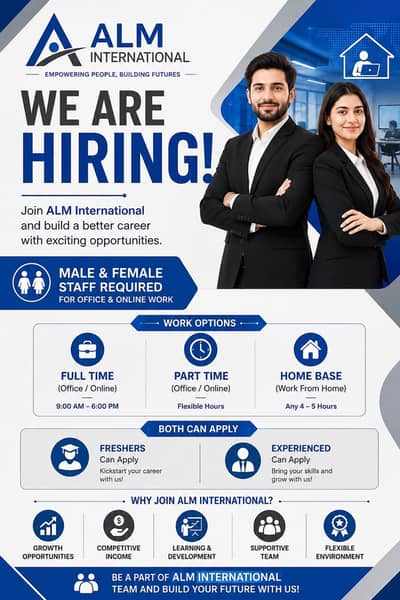 Apply Now For Online work , Start Your Career With Us