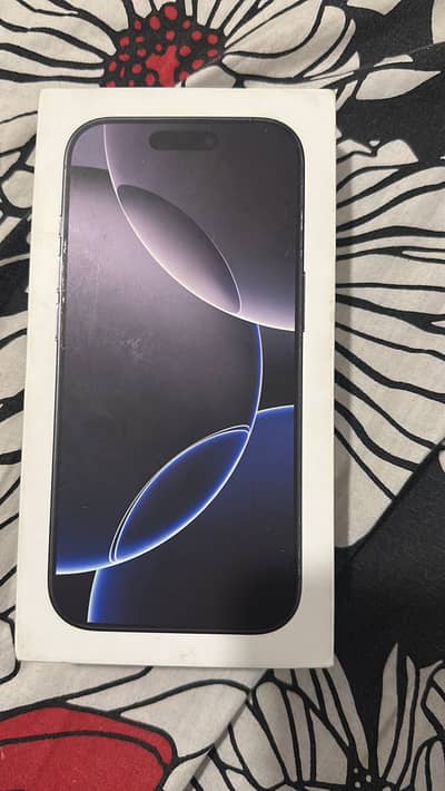 Title: iPhone 16 pro 128GB Titanium Black Dual SIM + eSIM