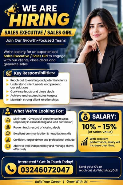 Sales executive Job online