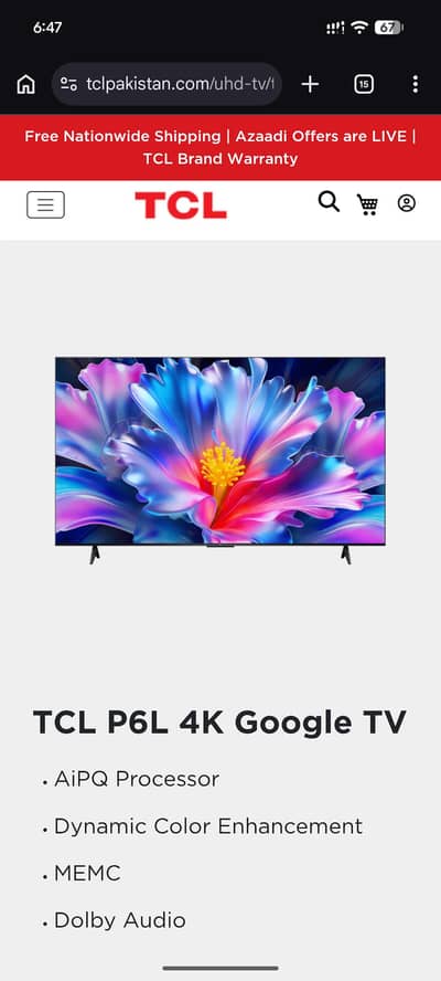 TCL 4K UHD TV