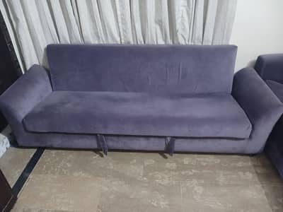 one sofabed and 4 sofa set