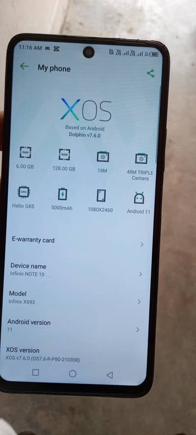 Infinix Note 10