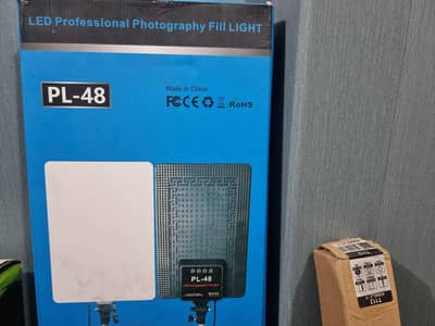PL-48 LED Fill Light + Heavy Duty Kingjoy T112 Stand