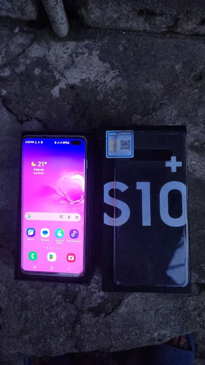 Samsung Galaxy S10 Plus PTA official Approved 8gb Ram 128gb Storage