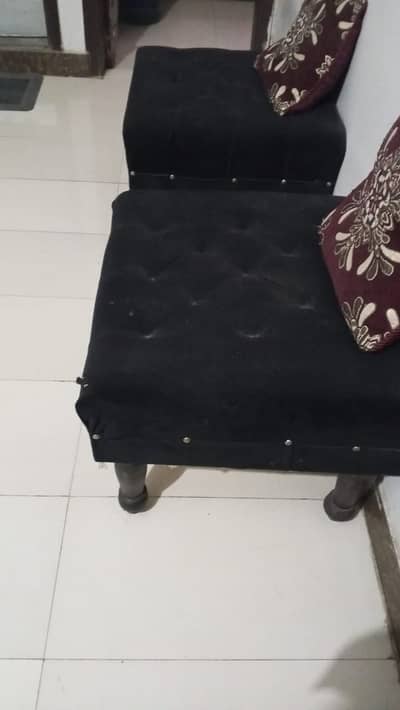 dining table chairs and sofa