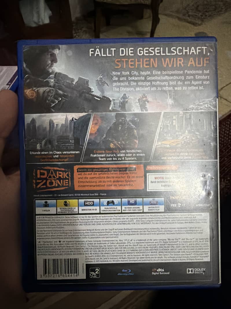 Tom Clancy’s “THE DIVISION” 1