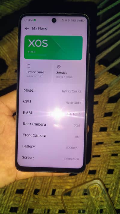 infinix hot 50 8/128 contact with 03026794750 Whatsapp bhi hy