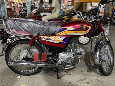 Honda cd70 2025 model red color