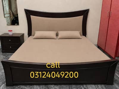 bed set with one side tables