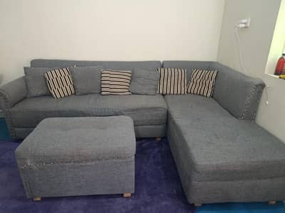 L shaped sofa set