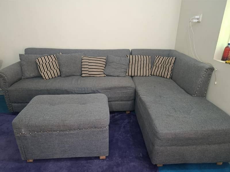 L shaped sofa set 0