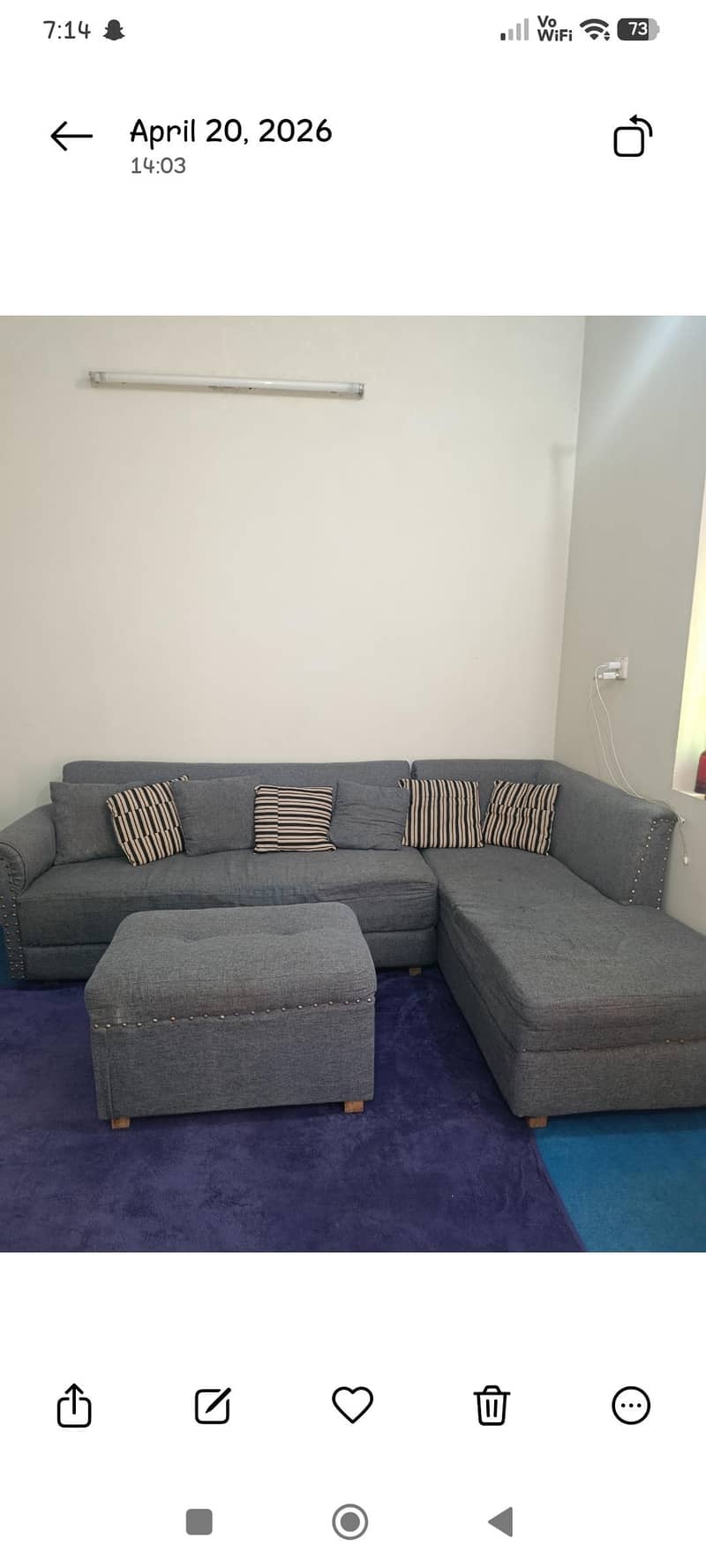 L shaped sofa set 2
