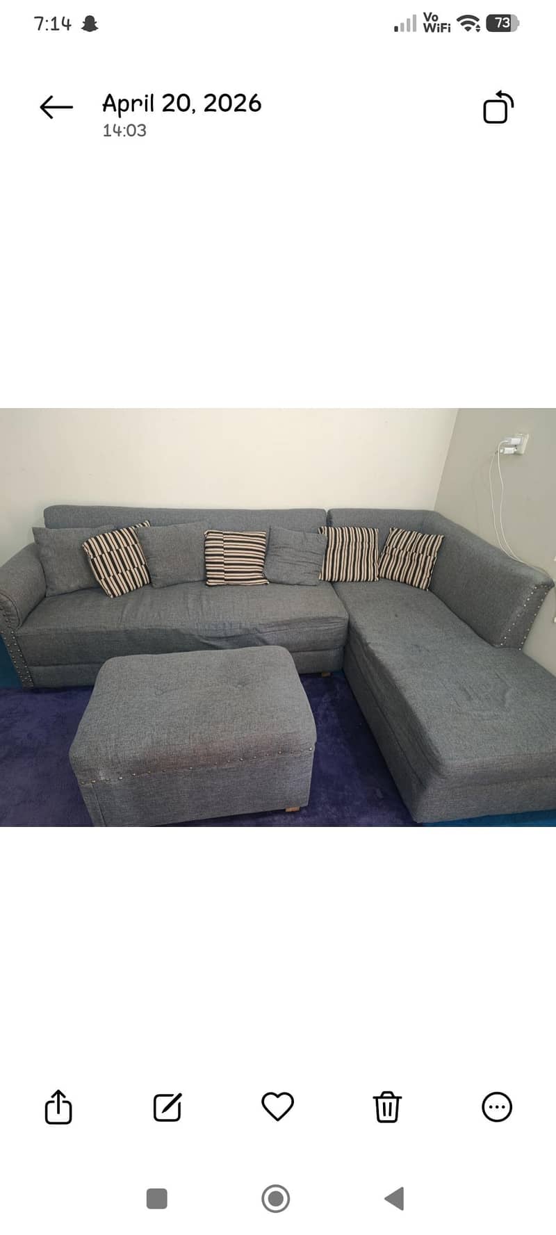 L shaped sofa set 3