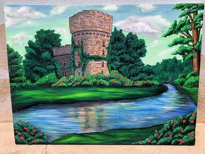 Castle painting