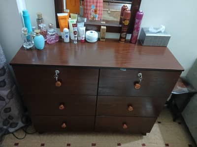 Brand new wooden Console 6 spacious Drawers