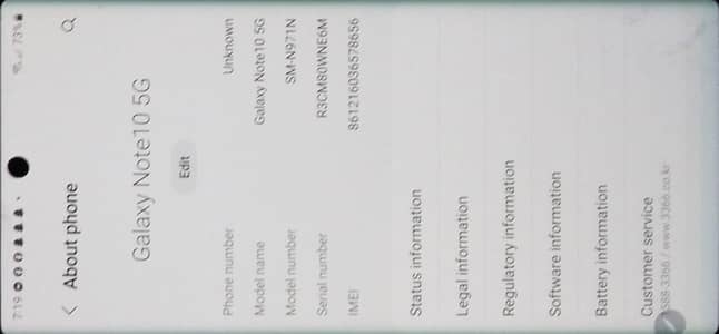 Samsung Mobile Note 10 5g