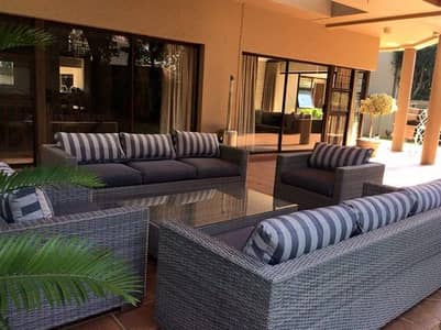 4 seater dining table set/rattan furniture/lawn chair/rattan table set