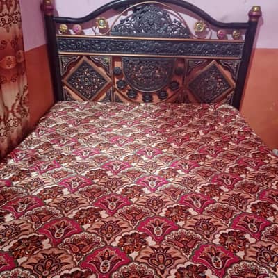 iron bed