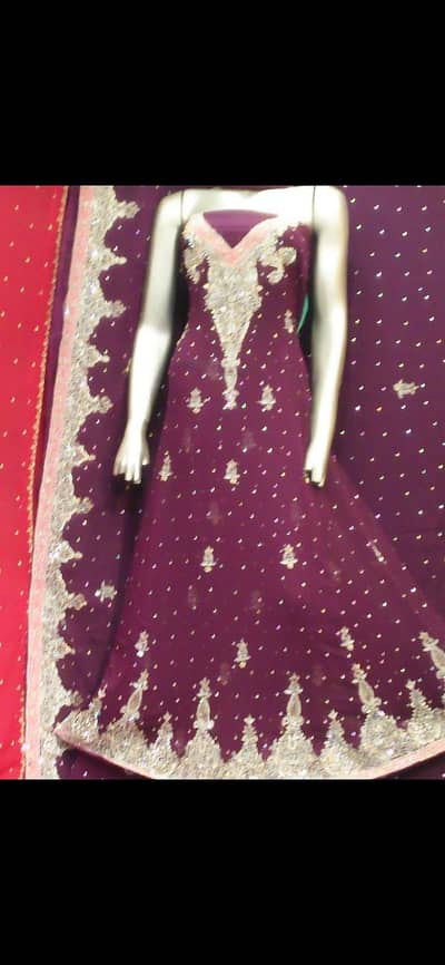 bridal or party wear maxi