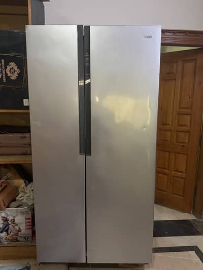 HAIER SIDE BY SIDE REFRIGERATOR Model HRF-618SS