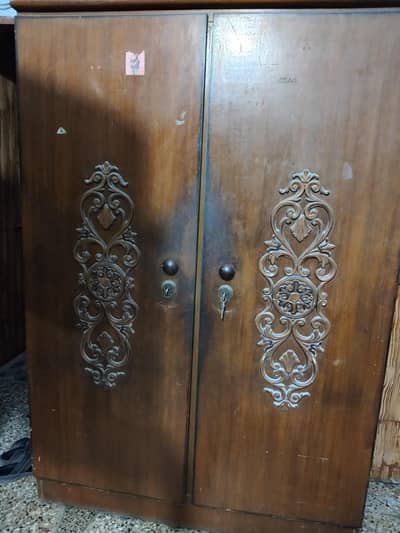 Original Wooden Almari ( Closet ) & Divider Urgent Sale