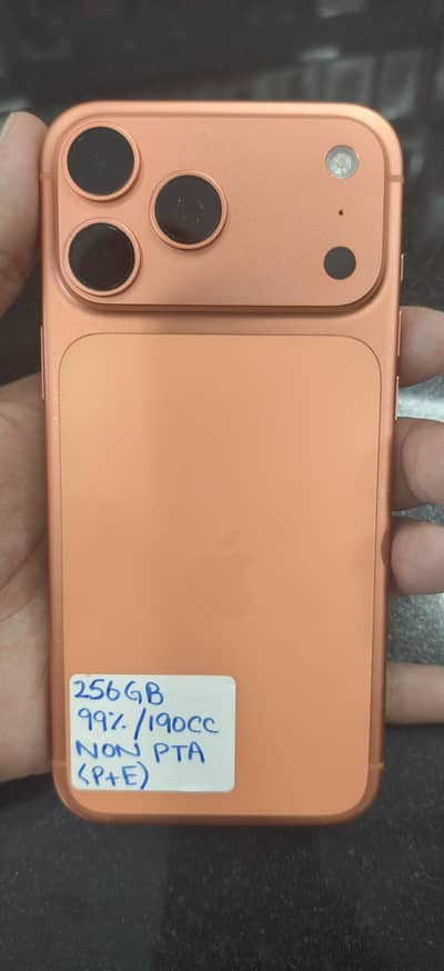 iPhone 17 Pro Max – 256GB (Cosmic Amber / Desert Titanium) with box