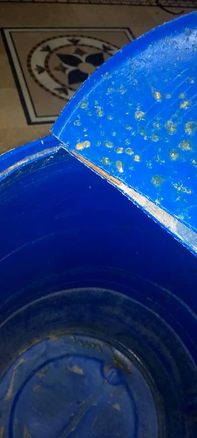 plastic drum