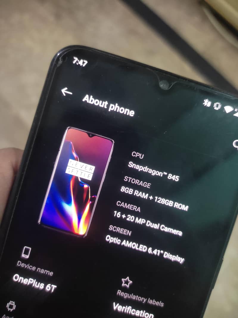 One Plus 6T 2