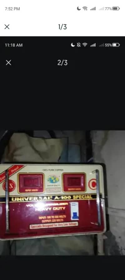 stabilizer heavy duty for heavy power ac 2 ton-100 0311-536-2027