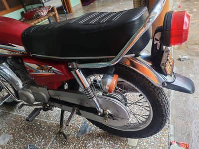 CG 125 2016 model Attock Number