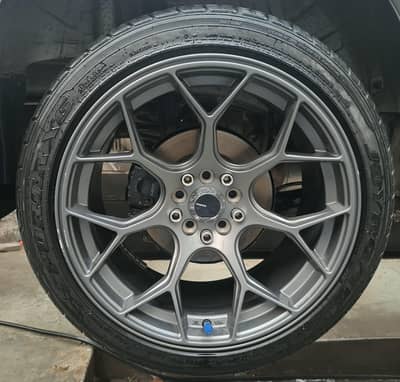 alloy rims with tyres