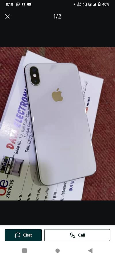Apple iPhone X 256gb
