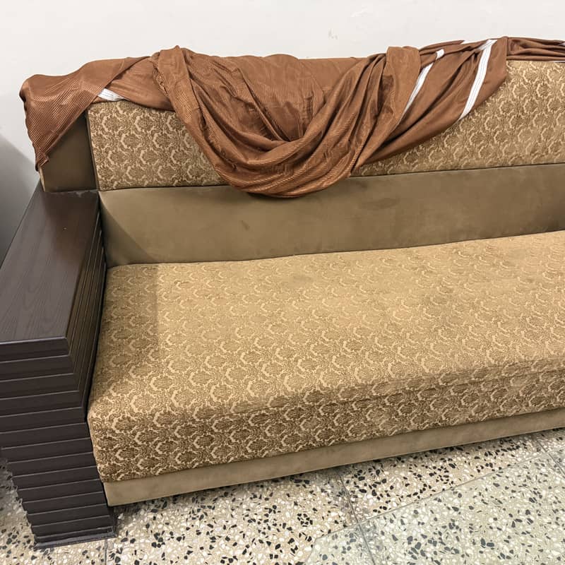 Brown sofa 1