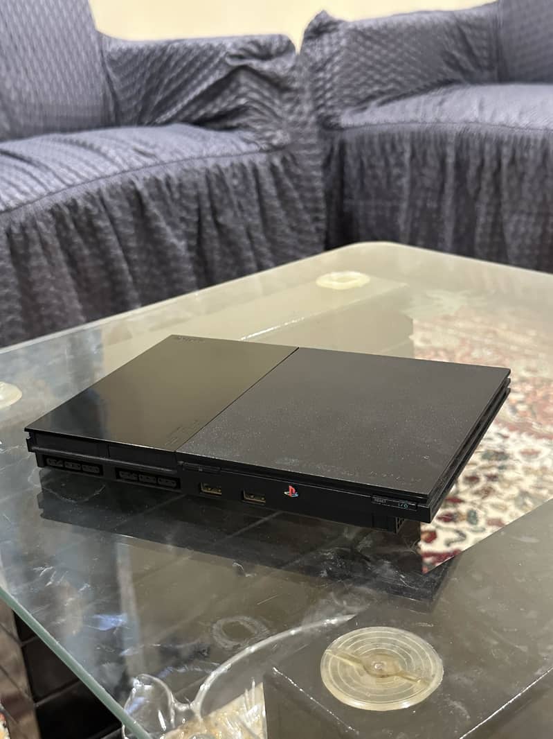 PS2 slim | 2 Controller | 19 Games CD 0