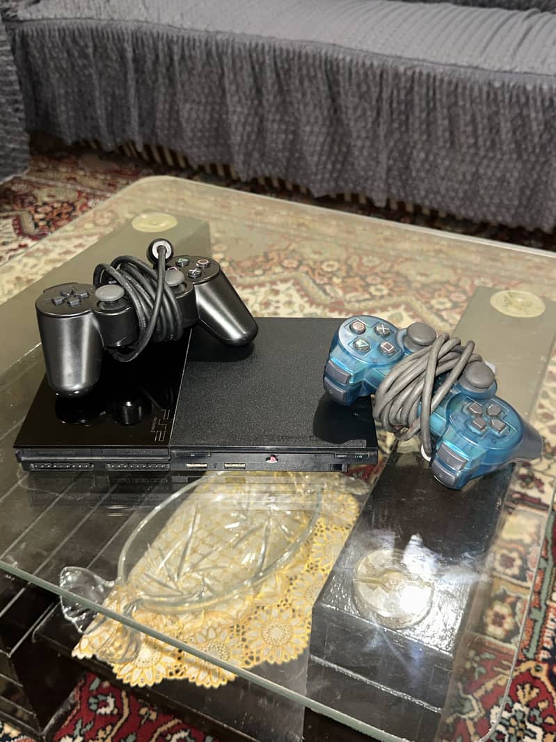 PS2 slim | 2 Controller | 19 Games CD 1