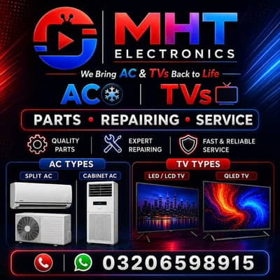 Ac & Tv Service | Parts |  repair