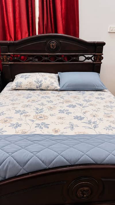 Wooden bed