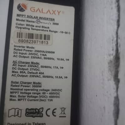 03248532185galaxy inverter hybrid 2.5kg PV 3000 model