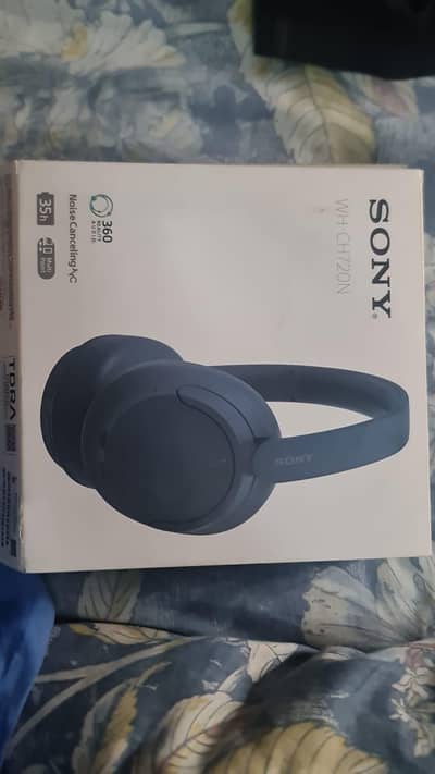 Sony WH-CH720N Headphones (Blue) - Complete Box, greaaat  Condition
