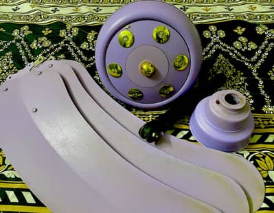 Ceiling Fan, Latest Design, Purple Colour