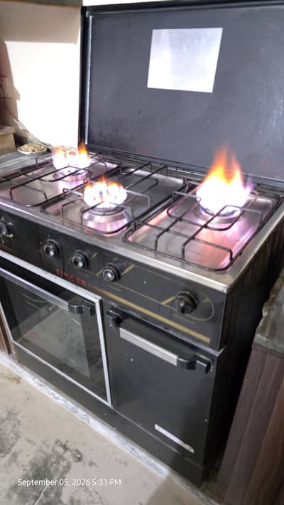 Singer cooking range