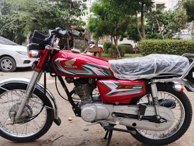 Honda CG 125 Model 2023 - Hyderabad Reg- 0346-8875925