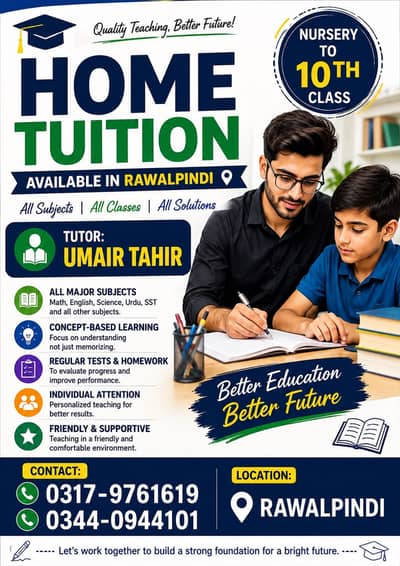 Your professional Home Tutor