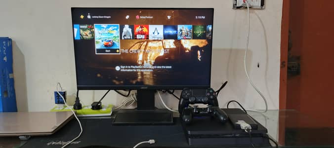PS4 Silm 500GB Sealed with 1TB Extended HDD and 2 games.