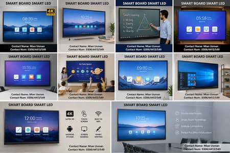 SMART BOARD | INTERACTIVE LED | TOUCH SCREEN | DIGITAL BOARD