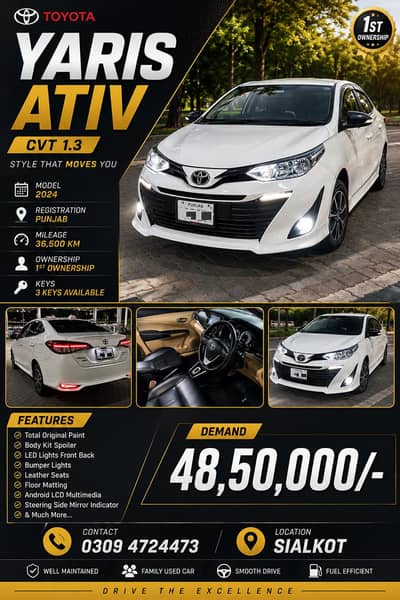 Toyota Yaris 2024 Ativ CVT