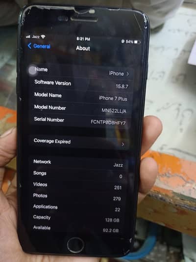 Apple iPhone 7 Plus 128 PTA
