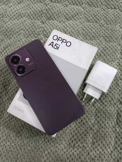 OPPO A5i 4+4/64GB 3 Months Warranty Complete Box 10/10 Condition