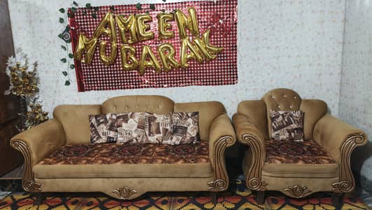5 Seater Sofa Set for Sale – 10/10 Condition – With Covers